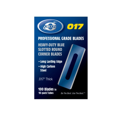 Orcon - HD Blue Slotted Round Carpet Blade .017"
