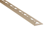 Flat Tile Edge – Satin Titanium (STI) – 3/8 in. (10 mm) x 8 ft. 1