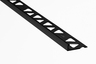 Flat Tile Edge – Satin Black (SBK) – 5/16 in. (8 mm) x 8 ft. 1