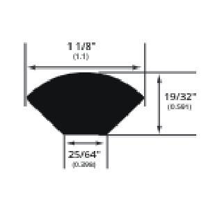 Palisade - Columbia - Quarter Round - 94 inches